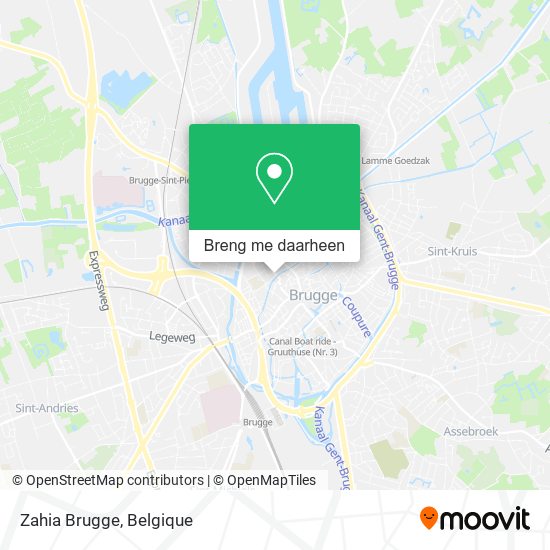 Zahia Brugge kaart