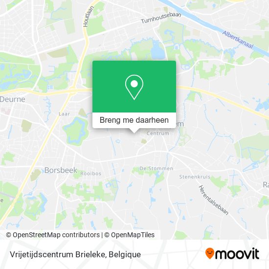 Vrijetijdscentrum Brieleke kaart