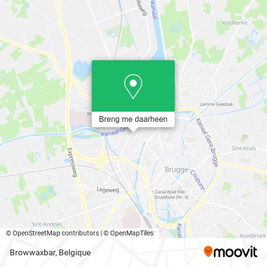Browwaxbar kaart