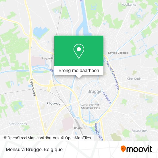 Mensura Brugge kaart