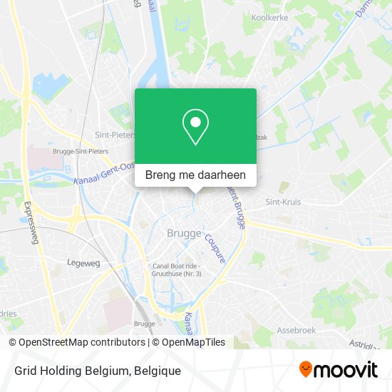 Grid Holding Belgium kaart
