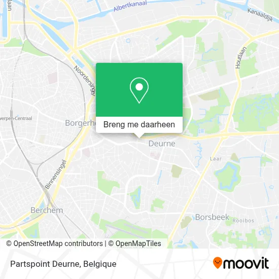 Partspoint Deurne kaart