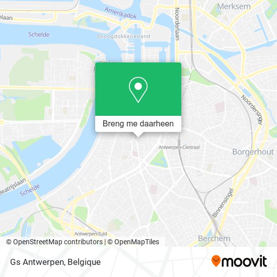 Gs Antwerpen kaart