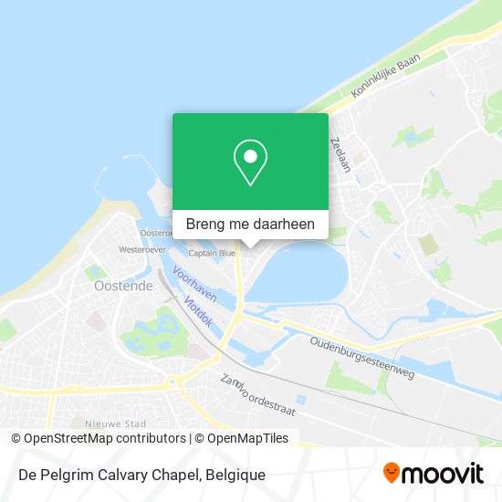 De Pelgrim Calvary Chapel kaart