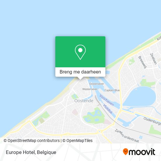 Europe Hotel kaart