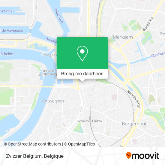 Zvizzer Belgium kaart