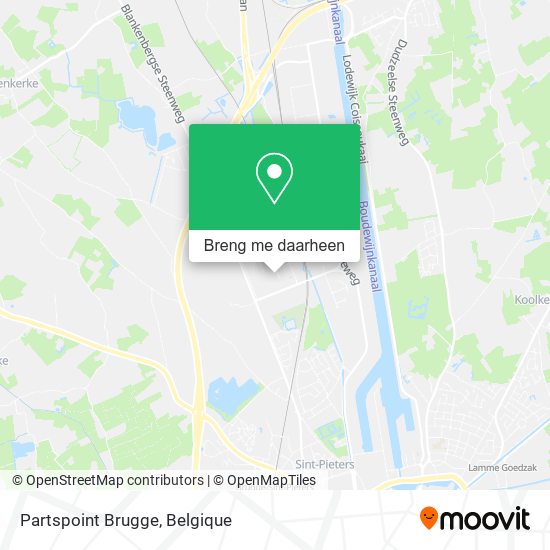 Partspoint Brugge kaart