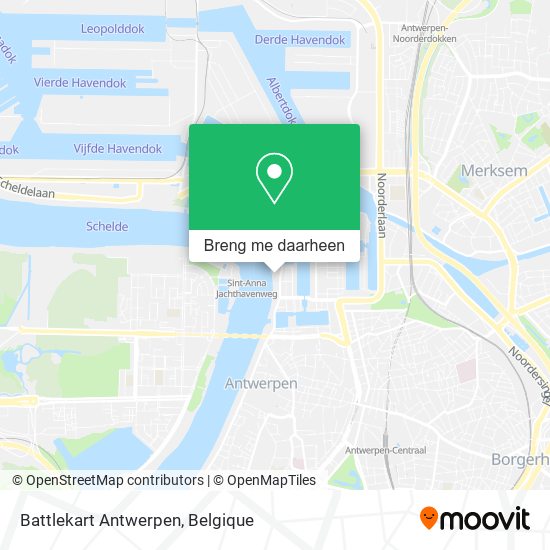 Battlekart Antwerpen kaart