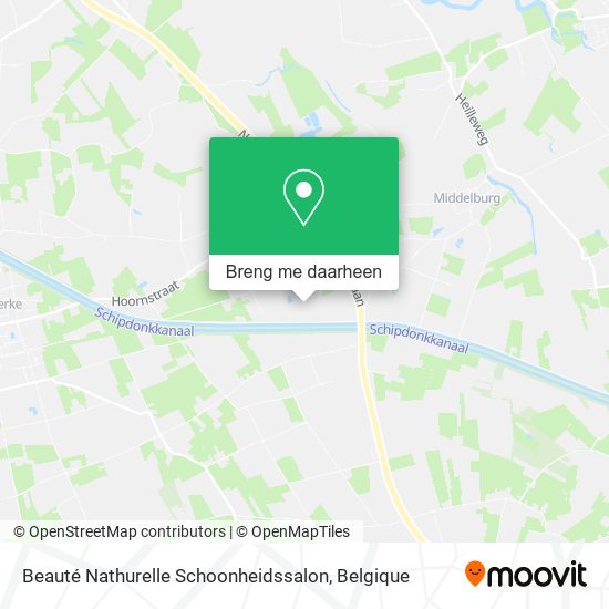 Beauté Nathurelle Schoonheidssalon kaart