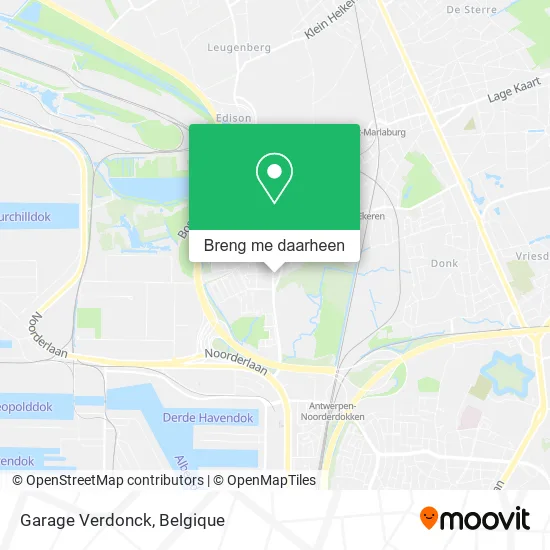 Garage Verdonck kaart