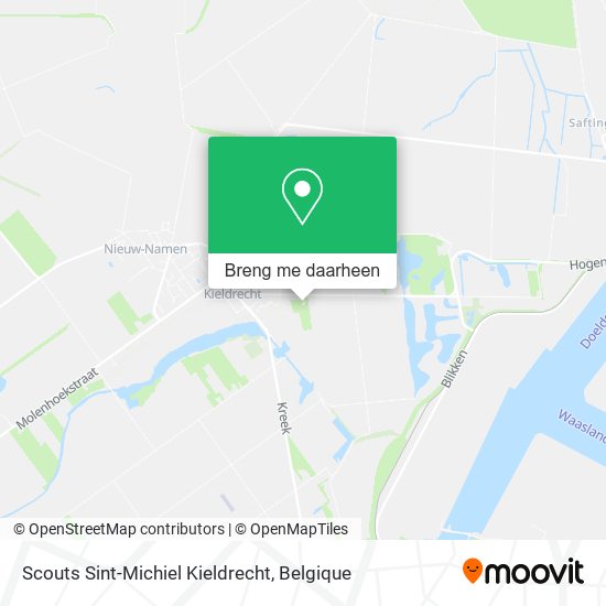 Scouts Sint-Michiel Kieldrecht kaart