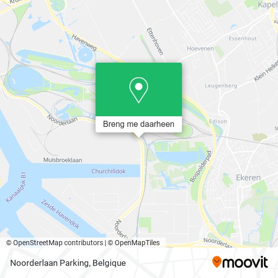 Noorderlaan Parking kaart