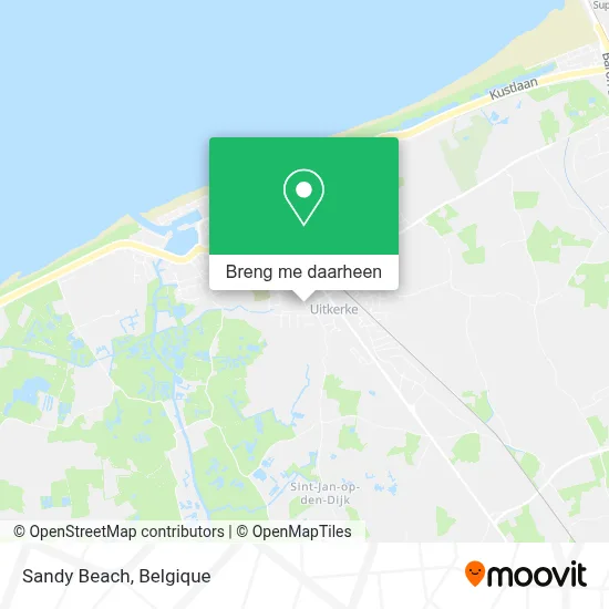 Sandy Beach kaart