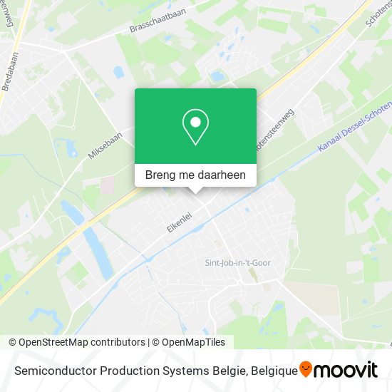 Semiconductor Production Systems Belgie kaart