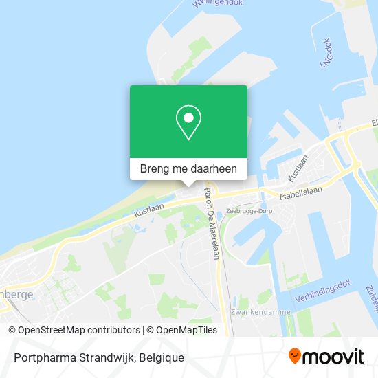 Portpharma Strandwijk kaart