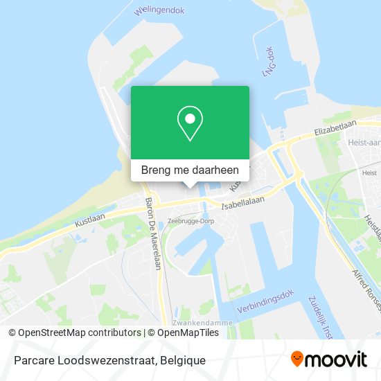 Parcare Loodswezenstraat kaart