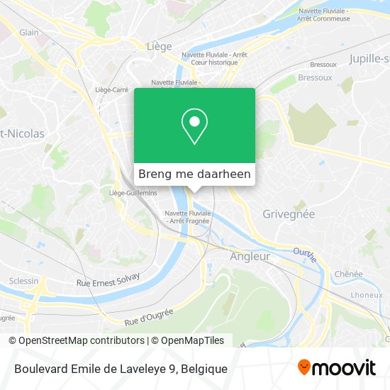 Boulevard Emile de Laveleye 9 kaart