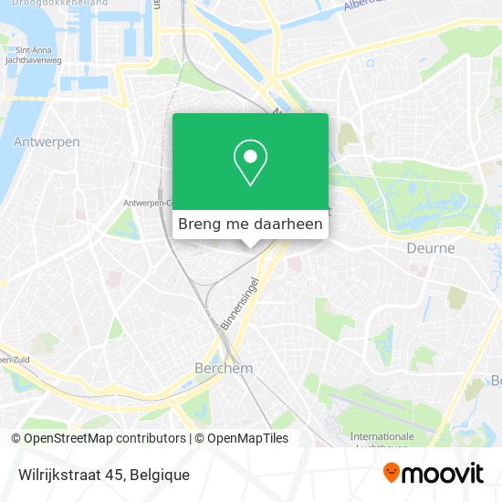 Wilrijkstraat 45 kaart
