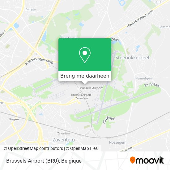 Brussels Airport (BRU) kaart