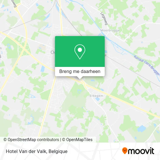 Hotel Van der Valk kaart