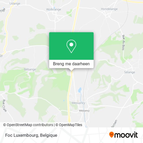 Foc Luxembourg kaart