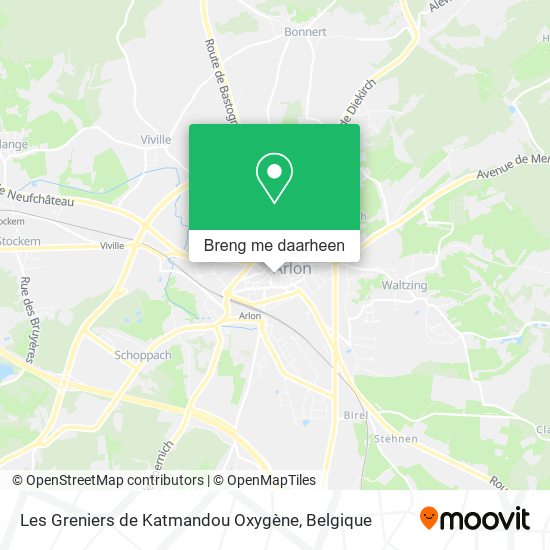 Les Greniers de Katmandou Oxygène kaart