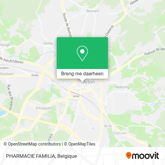 PHARMACIE FAMILIA kaart