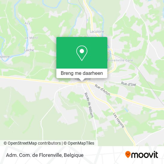 Adm. Com. de Florenville kaart