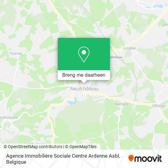 Agence Immobilière Sociale Centre Ardenne Asbl kaart