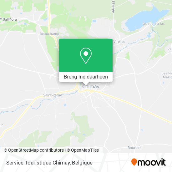 Service Touristique Chimay kaart