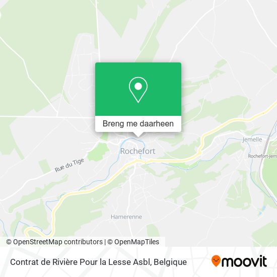 Contrat de Rivière Pour la Lesse Asbl kaart