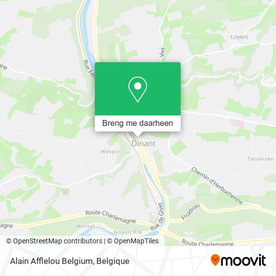 Alain Afflelou Belgium kaart