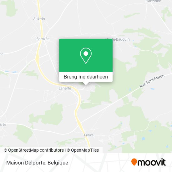 Maison Delporte kaart