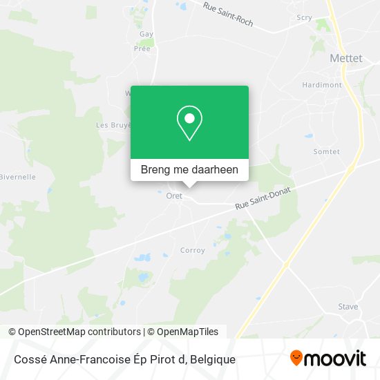 Cossé Anne-Francoise Ép Pirot d kaart