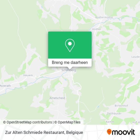 Zur Alten Schmiede Restaurant kaart