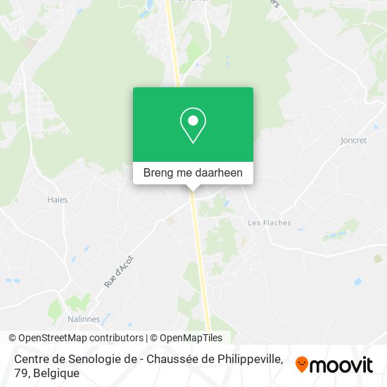 Centre de Senologie de - Chaussée de Philippeville, 79 kaart