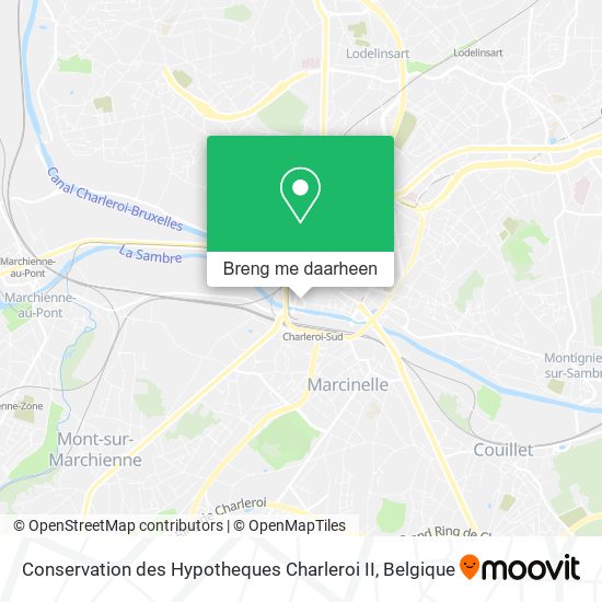 Conservation des Hypotheques Charleroi II kaart