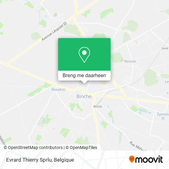 Evrard Thierry Sprlu kaart