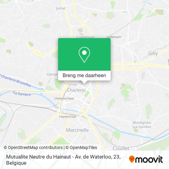 Mutualite Neutre du Hainaut - Av. de Waterloo, 23 kaart