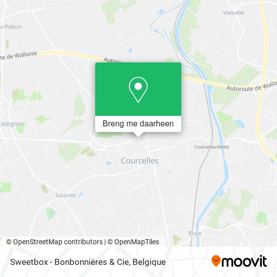 Sweetbox - Bonbonnières & Cie kaart