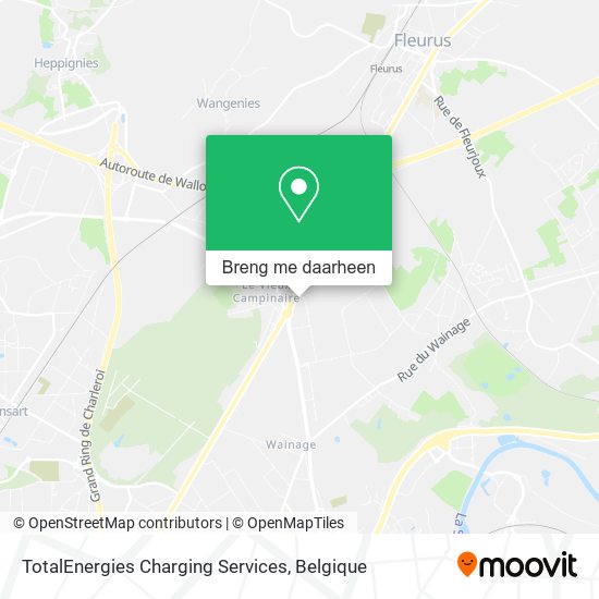 TotalEnergies Charging Services kaart