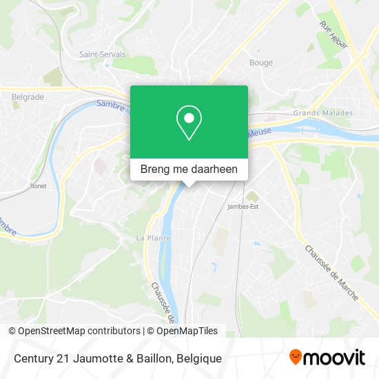 Century 21 Jaumotte & Baillon kaart