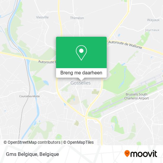 Gms Belgique kaart