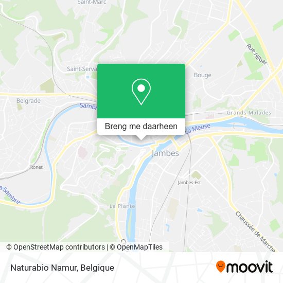 Naturabio Namur kaart