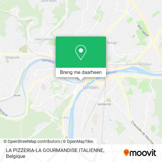 LA PIZZERIA-LA GOURMANDISE ITALIENNE kaart