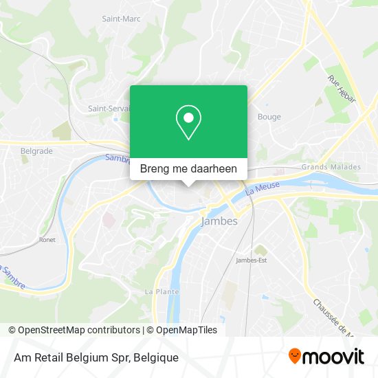 Am Retail Belgium Spr kaart