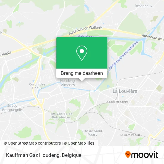 Kauffman Gaz Houdeng kaart