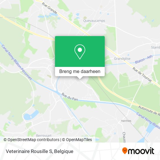 Veterinaire Rousille S kaart