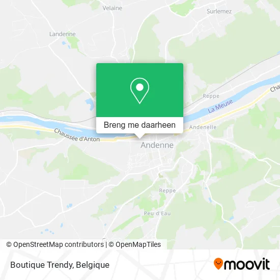 Boutique Trendy kaart