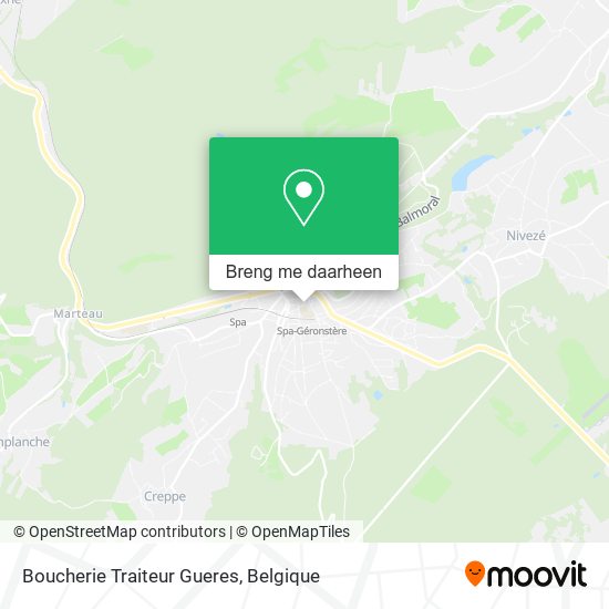 Boucherie Traiteur Gueres kaart